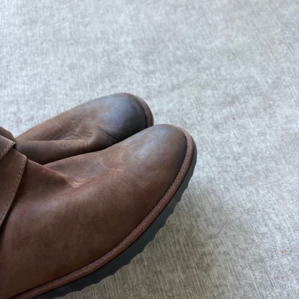 NWOT Women’s UGG Waterproof Riding Brown Leather Boots - Picture 3 of 6